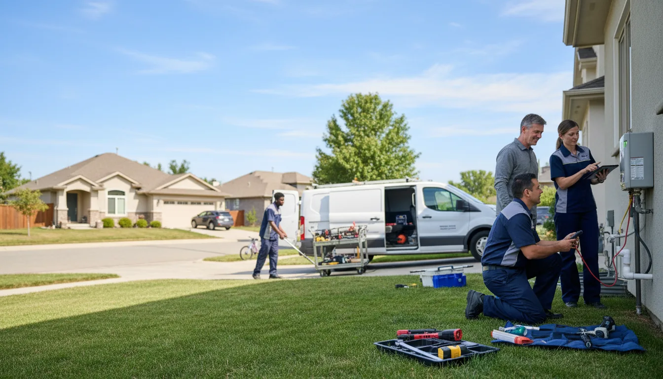 Tankless water heater service in Galveston, TX